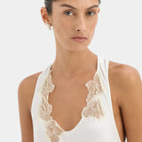 Sir Montparnasse Halter Top in Ivory Lemon