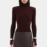 Sir Violetta Bodysuit in Plum