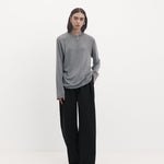 Harris Tapper Sacha T-Shirt in Pewter - side view