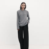 Harris Tapper Sacha T-Shirt in Pewter - side view