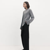 Harris Tapper Sacha T-Shirt in Pewter - detail view