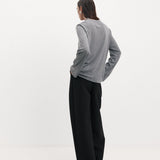 Harris Tapper Sacha T-Shirt in Pewter - styled look