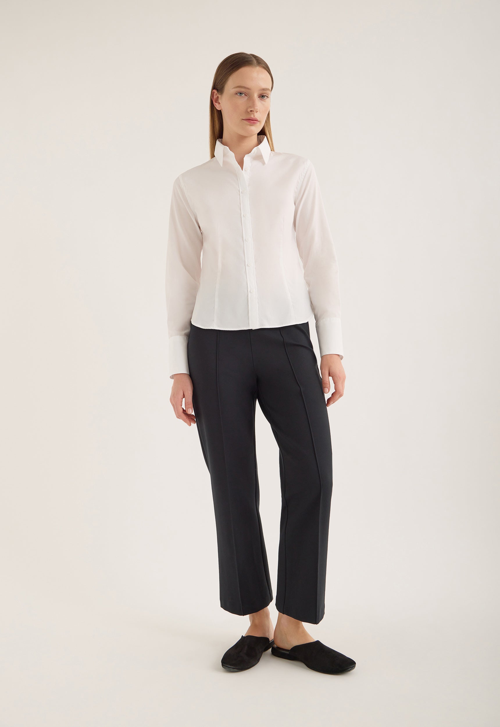 Jac and Jack Salver Shirt in White - side view