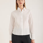 Jac and Jack Salver Shirt in White - detail view