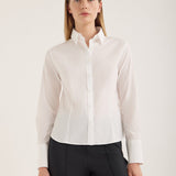 Jac and Jack Salver Shirt in White - detail view