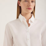 Jac and Jack Salver Shirt in White - close up