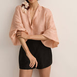 Sarah-Jane Clarke Izzy Blouse in Pale Pink