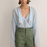 Sarah- Jane Clarke Quinn Blouse in Skyblue