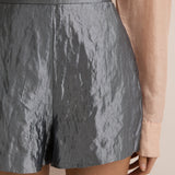 Sarah-Jane Clarke Eos Short in Metallic Silver