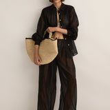 Sarah-Jane Clarke Monet Blouse in Ebony