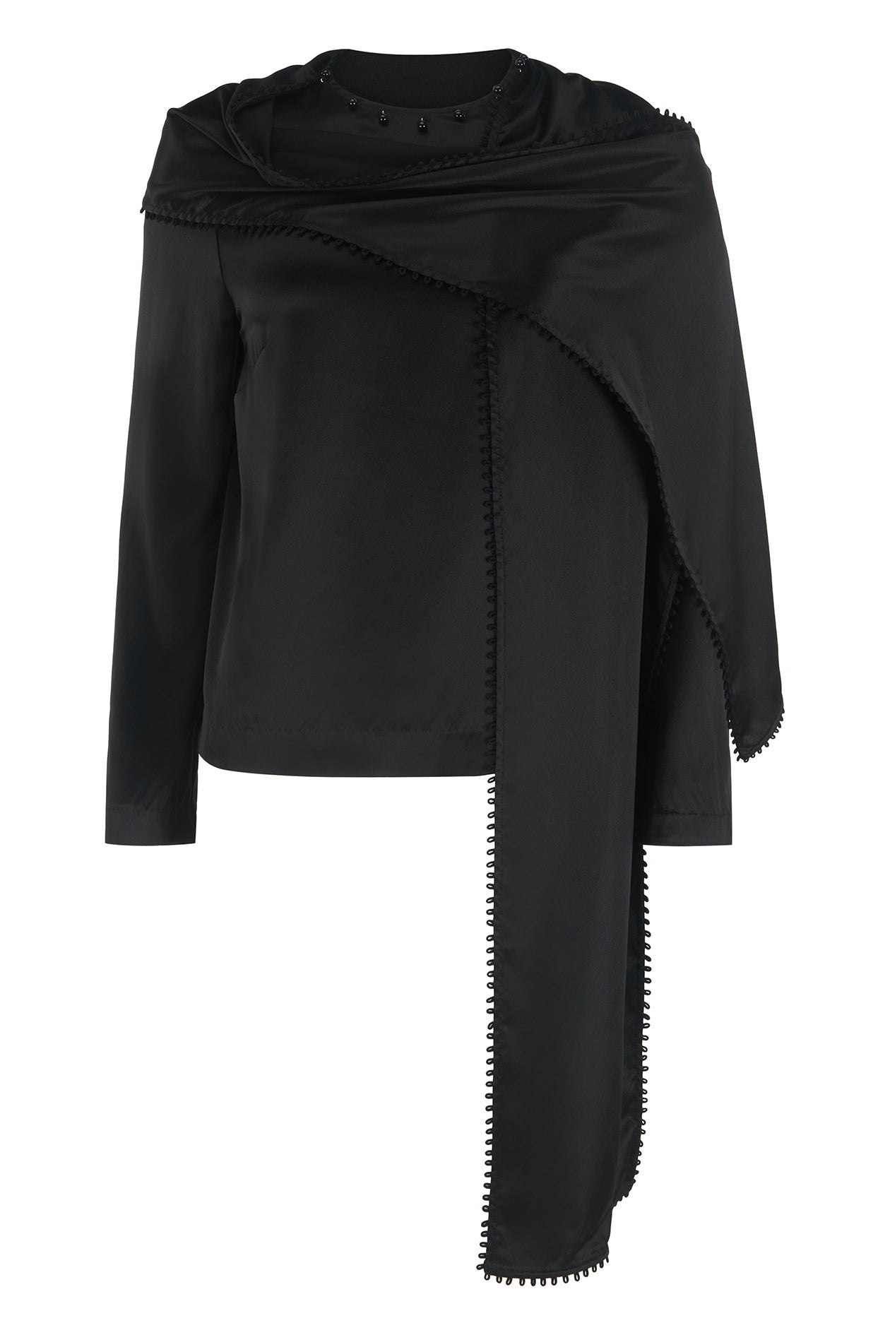 Harris Tapper Saul Top in Black