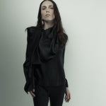Harris Tapper Saul Top in Black - side view