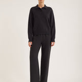 Jac and Jack Scout Polo in Black