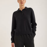 Jac and Jack Scout Polo in Black