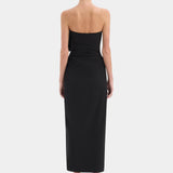 Sir Siella Strapless Gown in Black - styled look