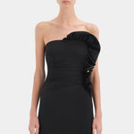 Sir Siella Strapless Gown in Black - outfit inspiration