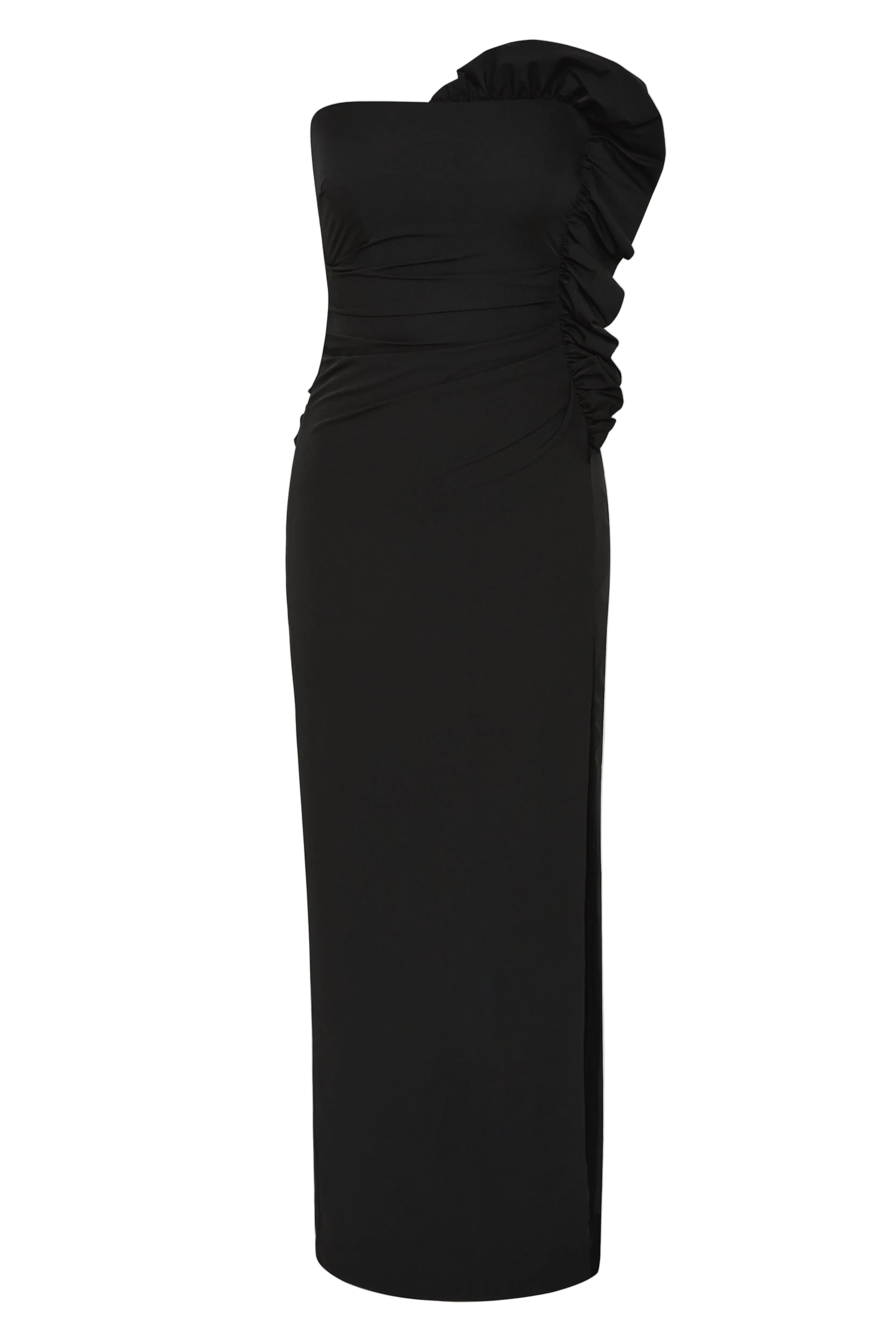 Sir Siella Strapless Gown in Black