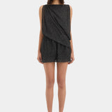 Sir Arisa Mini Dress in Polka Dot Nero