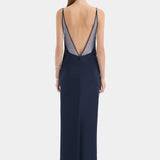 Sir Elsie Lace Gown in Navy