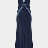 Sir Elsie Lace Gown in Navy