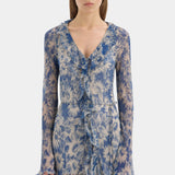 Sir Lilia Long Sleeve Dress in Daisy Meadow