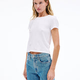 Slvrlake Baby Tee in Natural White