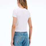 Slvrlake Baby Tee in Natural White