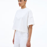 SLVRLAKE Beach Tee In Natural White