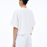 SLVRLAKE Beach Tee In Natural White