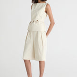 Friends With Frank The Sofie Shorts in Ivory