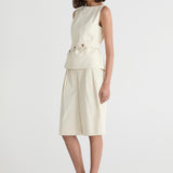 Friends With Frank The Sofie Shorts in Ivory
