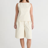 Friends With Frank The Sofie Shorts in Ivory