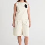 Friends With Frank The Sofie Top in Ivory