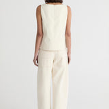 Friends With Frank The Sofie Top in Ivory