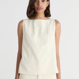 Friends With Frank The Sofie Top in Ivory