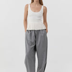 St Agni Balloon Ballet Top in Talco - side view