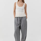 St Agni Balloon Ballet Top in Talco - side view