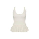 St Agni Balloon Ballet Top in Talco