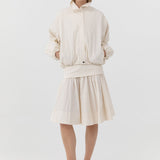 St Agni Balloon Jacket in Talco - side view