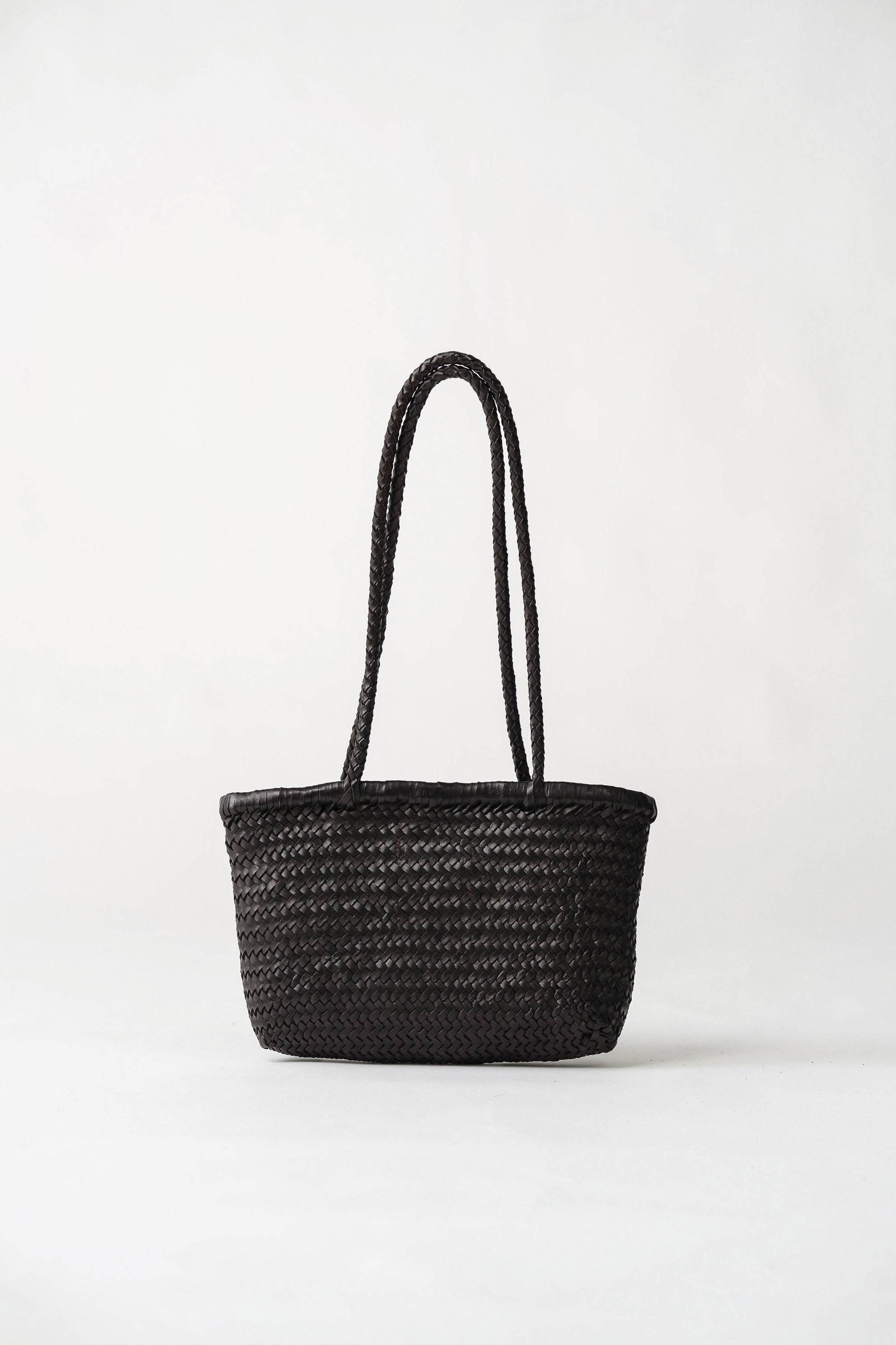 St Agni Petit Bagu Bag in Coffee - side view
