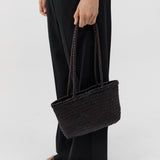 St Agni Petit Bagu Bag in Coffee - detail view