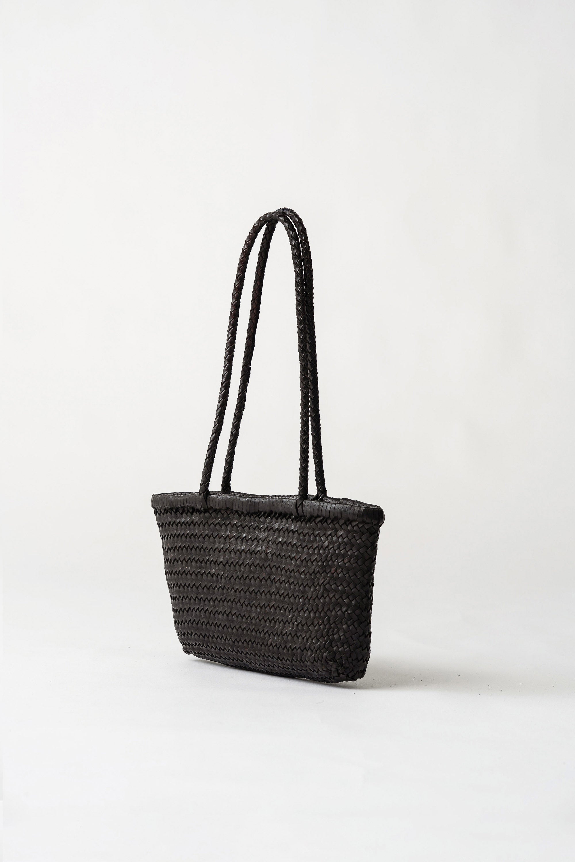 St Agni Petit Bagu Bag in Coffee - styled look