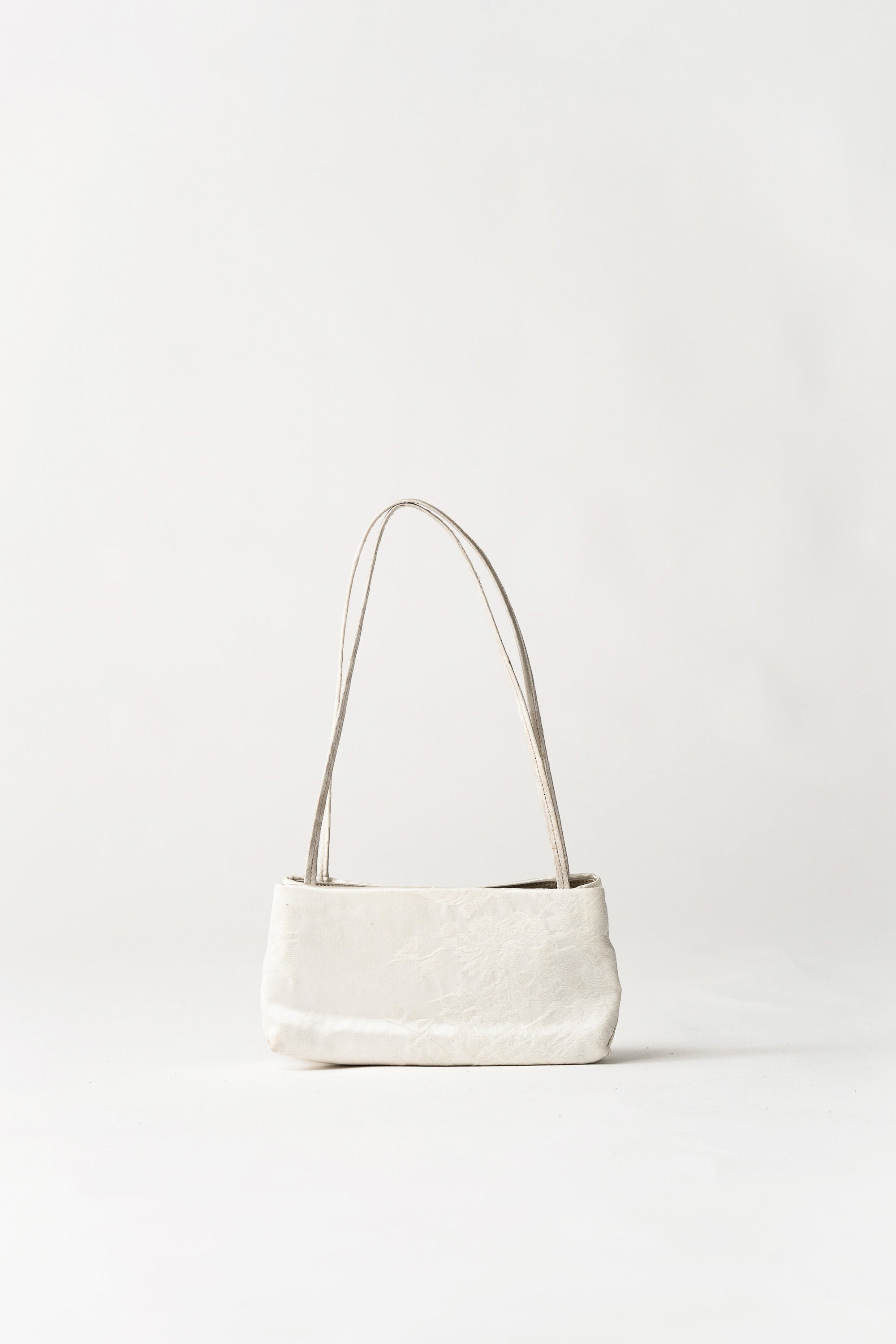St Agni Petit Origami Bag in Talco - side view