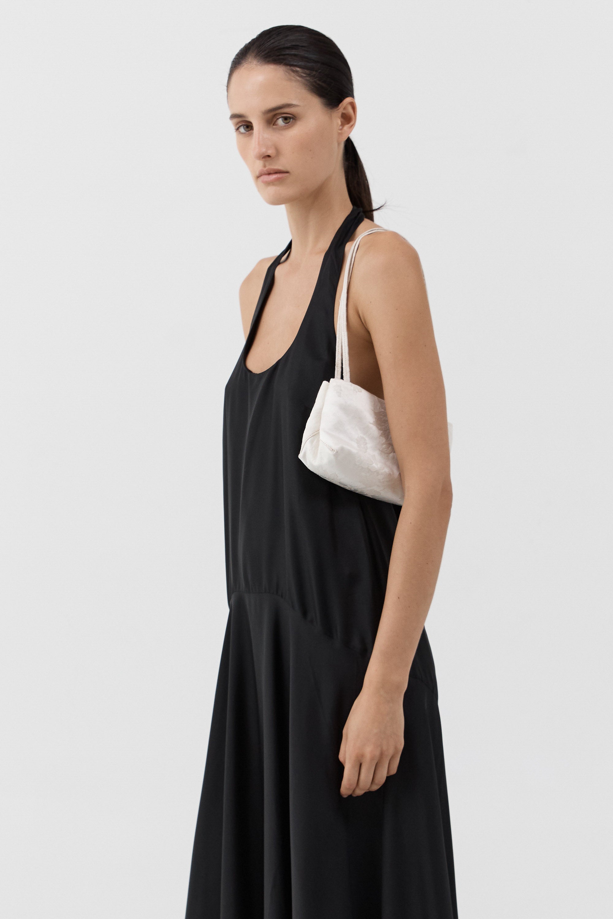 St Agni Petit Origami Bag in Talco - outfit inspiration