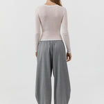 St Agni Relaxed Balloon Pants in Cobblestone - outfit inspiration