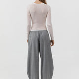 St Agni Relaxed Balloon Pants in Cobblestone - outfit inspiration