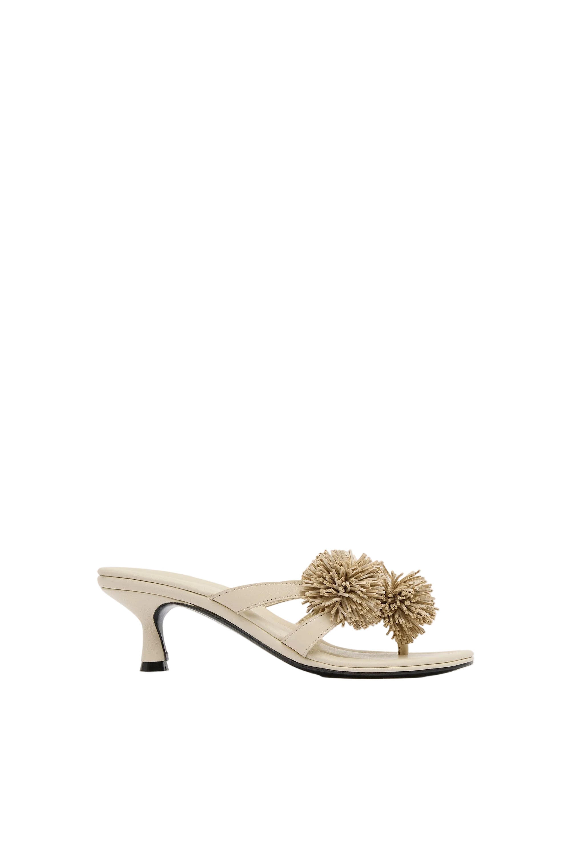 St Agni Urchin Heel 50 in Parchment