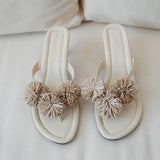 St Agni Urchin Heel 50 in Parchment - outfit inspiration