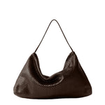 St Agni Woven Hobo Bag in Coffee