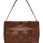 St Agni Woven Mini Tote in Chestnut
